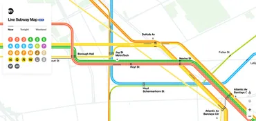 ニューヨーク市地下鉄、リアルタイム系統路線図のベータ版を公開 – DenshaDex