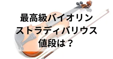 ストラディバイウスの値段はいくら？最高級＆日本人の所有者を紹介！ 