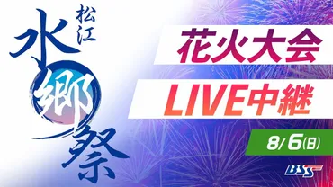 松江水郷祭湖上花火大会は穴場スポットで混雑回避！見どころ満載の2日間を満喫するには？混雑回避の秘訣とは！？