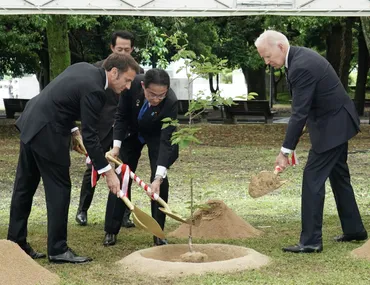 首脳らが植樹の被爆桜、宿す平和への願い 苗木育てた堀口力さん「被爆樹木は伝承者」 