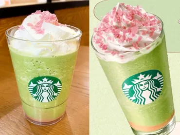 桜と白あんこが合う！ スタバの新作「花見抹茶 クリーム フラペチーノ」にうっとり【実食リポ】 