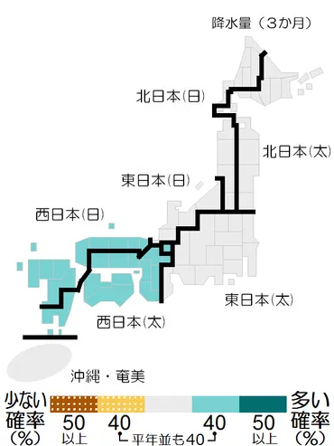 2023年12月から2024年2月の天気 暖冬で雪は少ない傾向