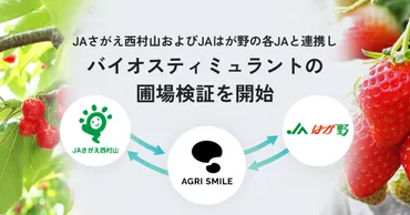 AGRI SMILE、JAさがえ西村山・はが野と連携してバイオスティミュラントの圃場検証を開始 