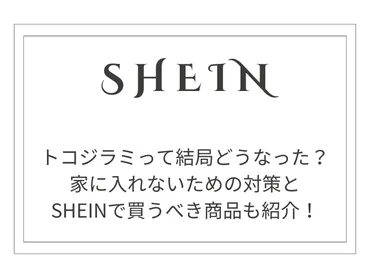 SHEINトコジラミって結局どうなの？対策やおすすめ品も紹介！ 