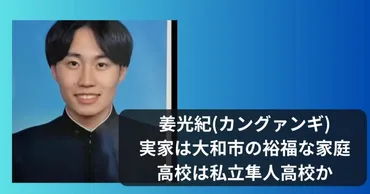 姜光紀容疑者、一体何者？事件の裏に隠された真実とは！？