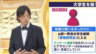 旧統一教会から゛指名手配゛された鈴木エイト氏語る「大学生勧誘の実態」ターゲットは『学生食堂で1人...友達少ない学生」 