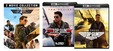 トップガン マーヴェリック』4K Ultra HD、ブルーレイ＆DVD情報解禁！旧作との2作セットも発売