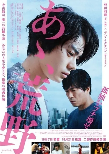 「あゝ、荒野」は、菅田将暉とヤン・イクチュンの演技が光る映画!?前編・後編の公開と、その魅力とは!!?