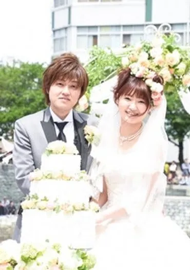 声優の市来光弘と井ノ上奈々が「マチ☆アソビ」で公開結婚式、来場者から祝福 