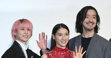 Snow Man佐久間大介「マッチング」舞台挨拶で゛吐夢る゛、金子ノブアキや内田監督は続編熱望（イベントレポート / 写真11枚） 