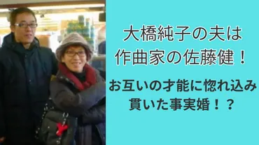 顔画像】大橋純子の夫は作曲家の佐藤健！事実婚で子供はいなかった！？ 