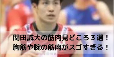 画像】関田誠大の筋肉見どころ３選！胸筋や腕の筋肉がスゴすぎる ...