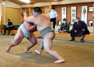 横綱照ノ富士関が母校・鳥取城北の恩師や後輩に優勝報告 鳥取県 ...