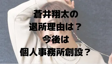 蒼井翔太の退所は前向きな理由？今後の活動は？声優や舞台 ...