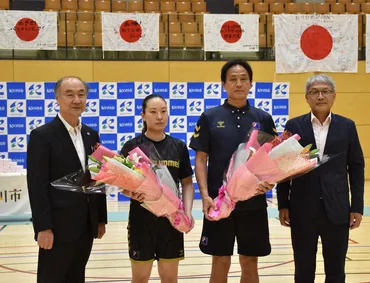 スポわか ハンドボール女子日本代表強化合宿 トップ選手、気迫の ...