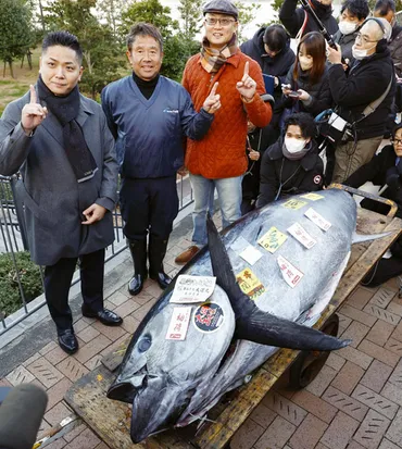 豊洲初競りで1億1424万円！一番マグロを釣り上げた漁師歴30年 ...