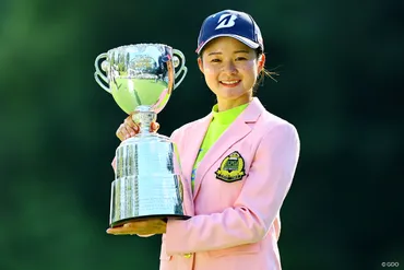 ルーキーの川崎春花が国内メジャーでツアー初優勝 大会最年少の ...