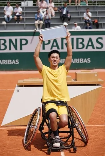 小田凱人が２連覇 四大大会４勝目―全仏テニス車いす：時事ドットコム