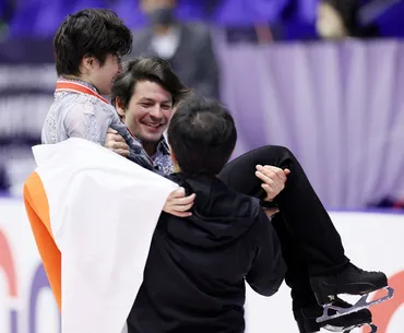 フィギュアスケート：宇野昌磨とステファン・ランビエルコーチの歩み 写真特集1/22 