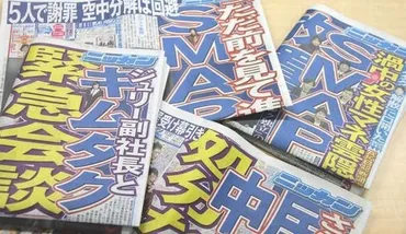 ＳＭＡＰ騒動は「たかが芸能界」の問題ではない 