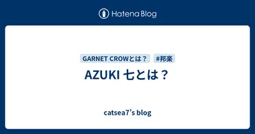 AZUKI七の素顔は？作詞家から政治活動家へ？AZUKI七の真実とは！？