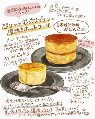 ホットケーキとプリンの超有名店】数時間待って食べた結果【自家焙煎珈琲 みじんこ】 