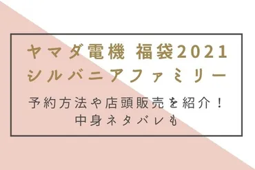 シルバニアファミリー福袋2021ヤマダ電機での予約方法は？店頭販売・中身ネタバレも！