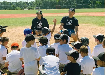 元メジャーリーガー松井秀喜氏が 野球教室を開催 