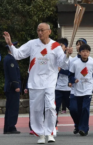 聖火は今：メキシコ五輪銀の君原健二さん、亡き盟友へ思い胸に 福島・須賀川 