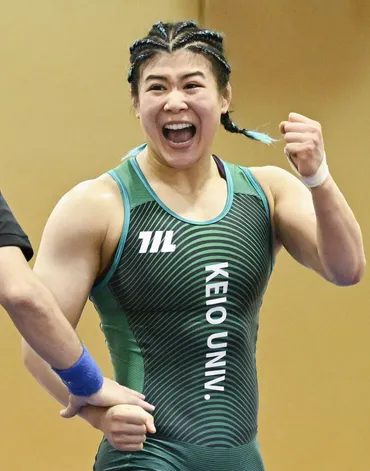 尾崎が女子68キロ級五輪代表 レスリング、プレーオフ制す