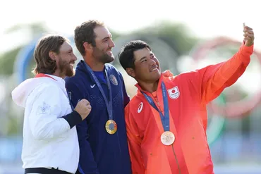 パリ五輪】松山英樹が単独3位でゴルフ男子初のメダル獲得! 金はスコッティ・シェフラー – Myゴルフダイジェスト