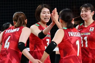 日本女子バレーが韓国を圧巻のストレート撃破!! ６大会連続のパリ切符獲得へ前進！世界ランク６位をキープ【ネーションズリーグ】(THE DIGEST)  