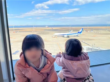 子鉄スポット】羽田空港の屋内展望デッキは子供でも安心して飛行機が見られるぞ！！！ 