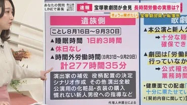 宝塚歌劇団「いじめとは認定できず」 過重労働などは認める 劇団員死亡で 専門家の見解は 