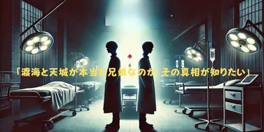 双子説の真相】ブラックペアン：渡海と天城が兄弟関係の謎に迫る 