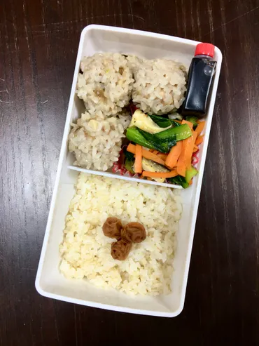 JKお弁当日記：もち米シウマイ弁当 