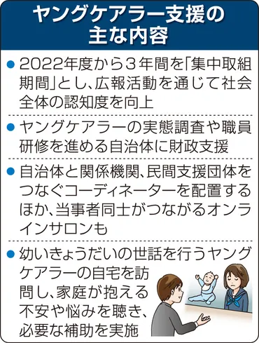 ヤングケアラー支援強化へ 