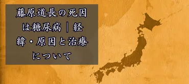 藤原道長の死因は糖尿病