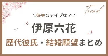 伊原六花の彼氏・恋人は？好きなタイプや結婚願望まとめ！ 