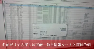 名前だけで人探しするプロの探偵的視点
