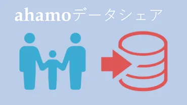 ahamoはデータシェアできる？データ容量分け合うことは？ 