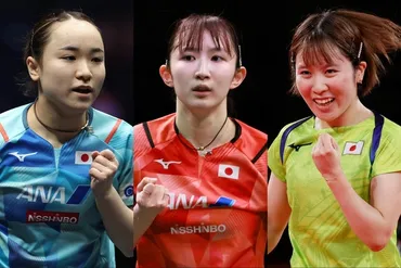 白熱するパリ五輪代表争い！ 早田ひな、伊藤美誠、平野美宇の゛トップ３゛を中国メディアはどう分析したのか？【卓球】 