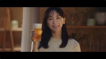 新垣結衣、温かな表情で優しく「おつかれ生です！」 ビールのCM初出演 (2021年9月8日) 