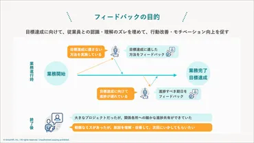 フィードバックは人材育成の鍵。意味や効果を、例文から学ぶ 