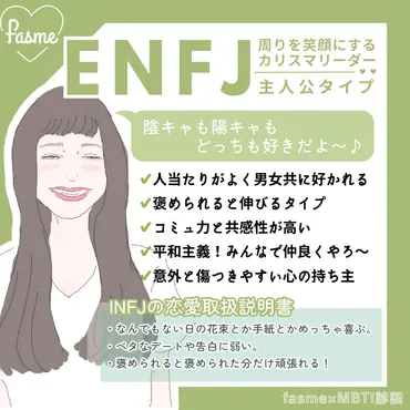 ENFJの恋愛傾向は？ENFJの恋愛観とは！？