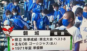 佐久間宣行 母校・福島県立磐城高等学校の甲子園・交流試合を語る 