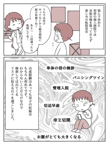 双子出産ダイアリー3】不安だらけの゛双子妊娠゛。2冊の母子手帳を手に決意したことは…… 