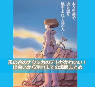 風の谷のナウシカ・テトがかわいい！出会いから別れまでの場面まとめ 