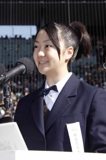 09年の選抜高校野球大会開会式で司会を務める弘前高時代の副島アナ― スポニチ Sponichi Annex 芸能