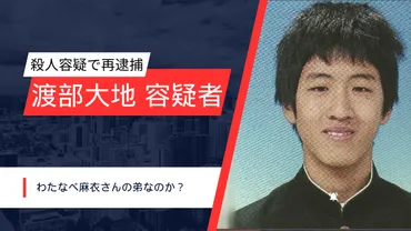 JOYさんの妻、わたなべ麻衣さんの弟か？渡部大地容疑者(31)、事件現場が判明。精神鑑定へ。